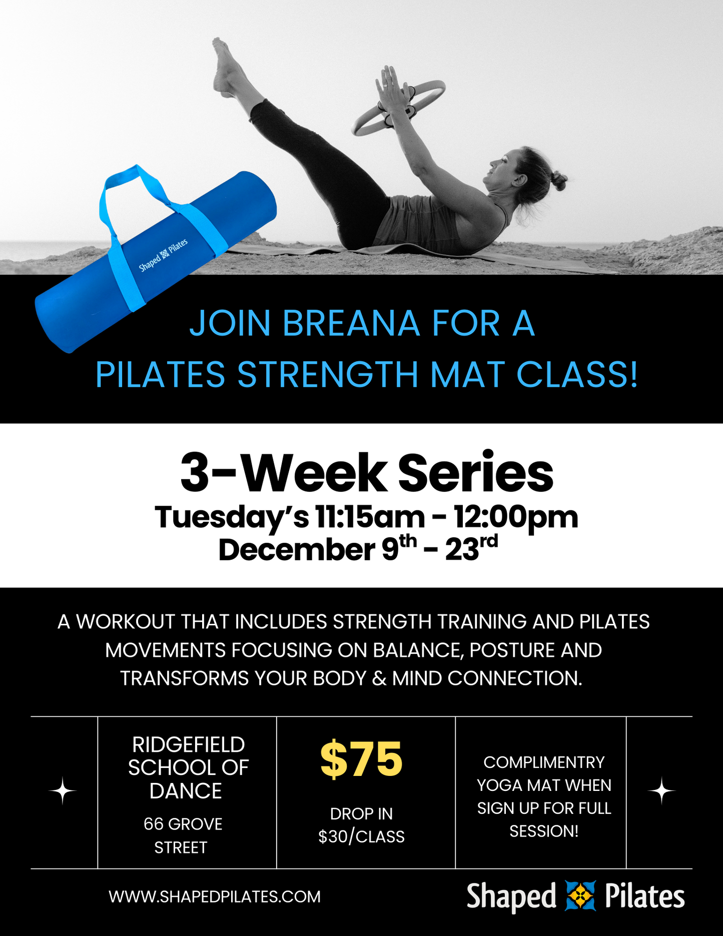 Pilates Strength Mat December 2025