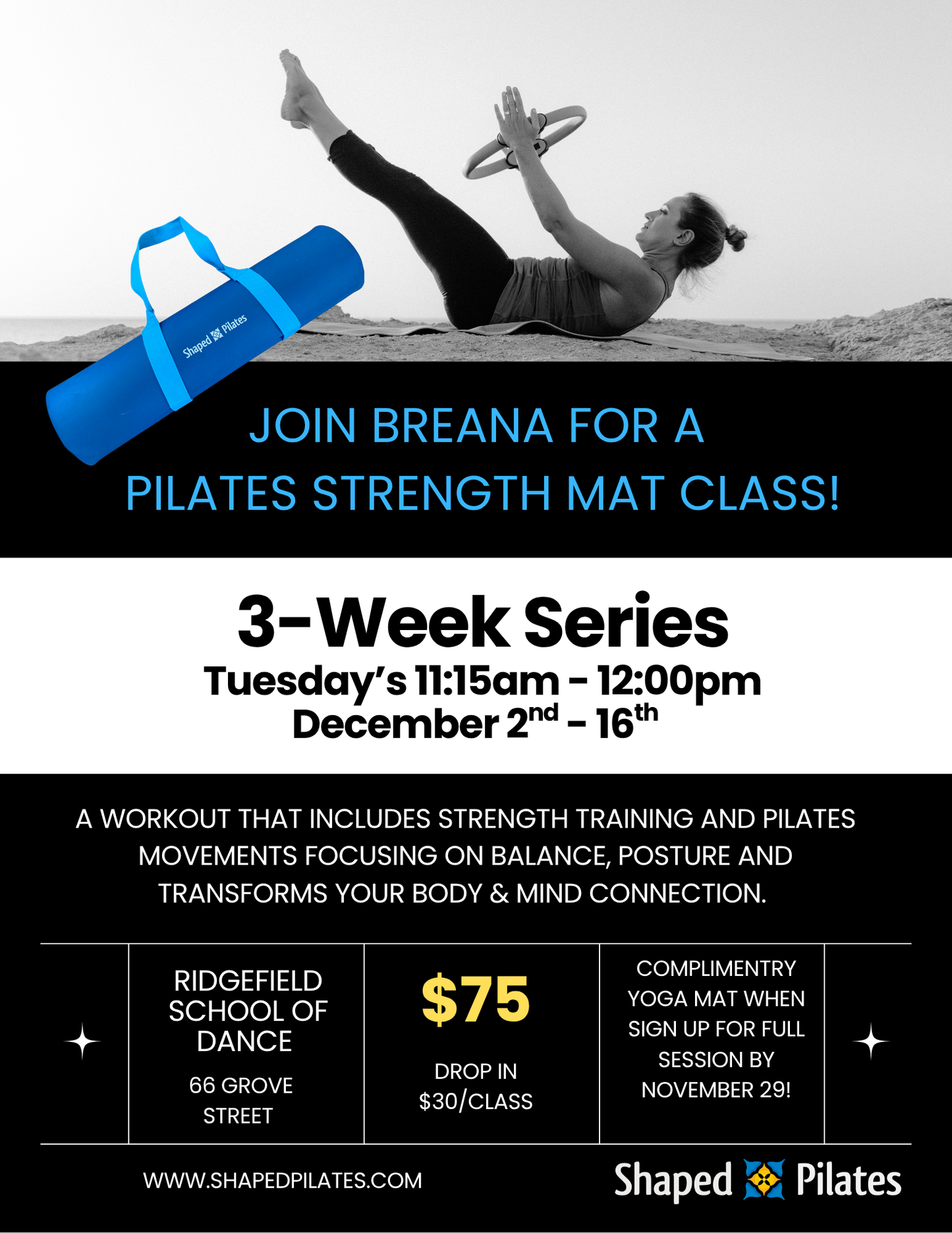 Pilates Strength Mat December 2025